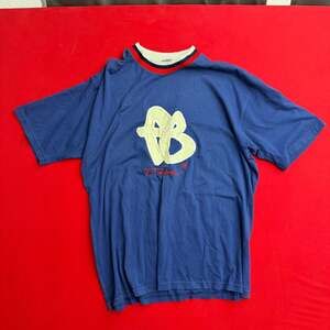 Vintage 90s FUBU The Collection Embroidered SIZE XL Spellout Logo T-Shirt